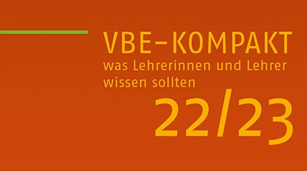 VBE Kompakt Logo 2022/2023 - was Lehrerinnen & Lehrer wissen sollten