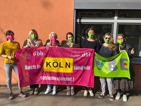 Aktion SuE 2022: Wir sind systemrelevant - Köln Aktion SuE 2022: Wir sind systemrelevant - Köln