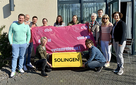 Aktion SuE 2022: Wir sind systemrelevant - Solingen Aktion SuE 2022: Wir sind systemrelevant - Solingen