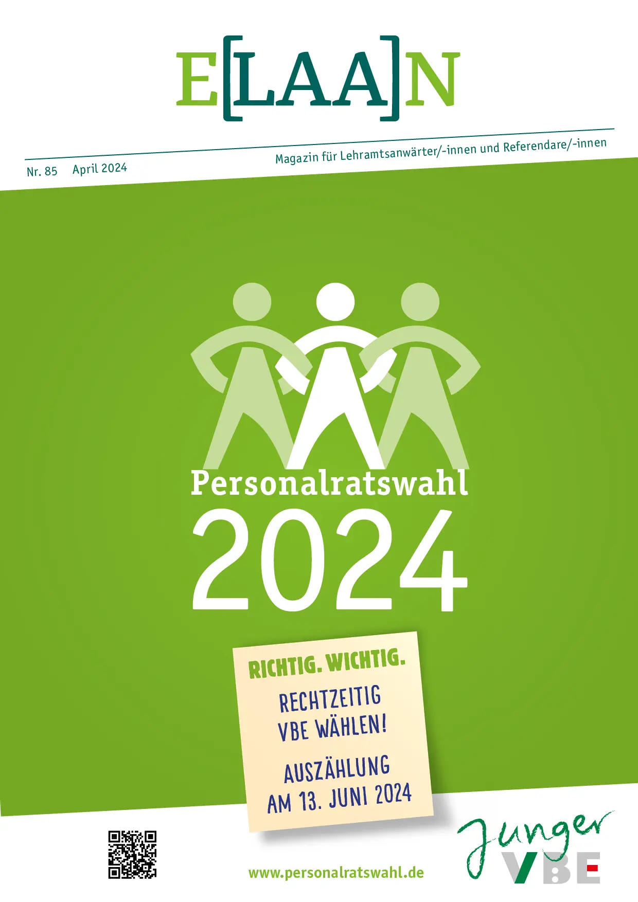 E[LAA]N 85: Personalratswahl 2024
